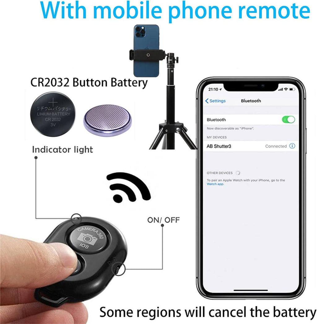 2in1 Tripod Extension Rod 59in Adjustable Selfie Stick with Phone Clip for DJI OM4 SE 5/Osmo Mobile 6 3 2/Feiyu