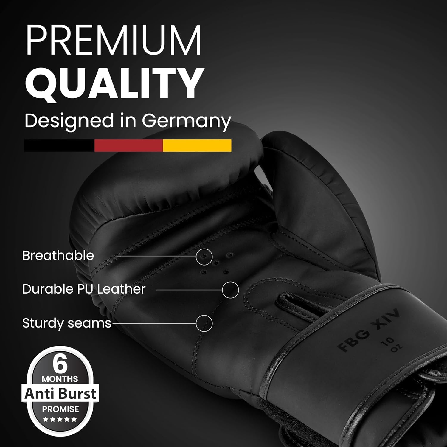 Boxing Gloves - Pro Training Sparring Gloves | Maximum Protection & Stability for Boxing, MMA, Muay Thai, Kickboxing