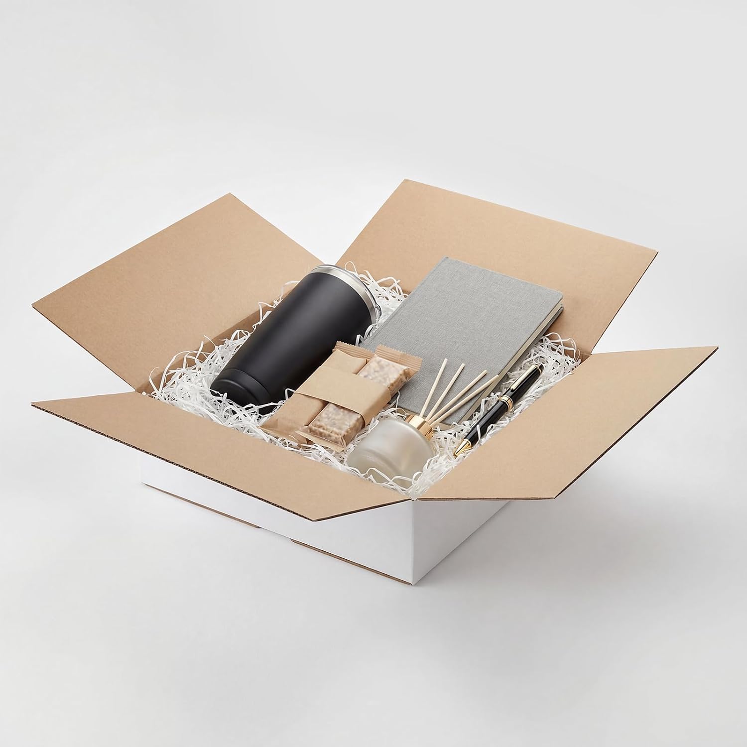 12x12x3 Shipping Boxes Set of 25, White Corrugated Cardboard Box for Small Business for Packaging Mailing