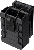 Compact Radio Holster Polymer Walkie-Talkie Case w/Duty Belt/MOLLE Vest Clip Two Ways Radio Pouch Interphone Carrier