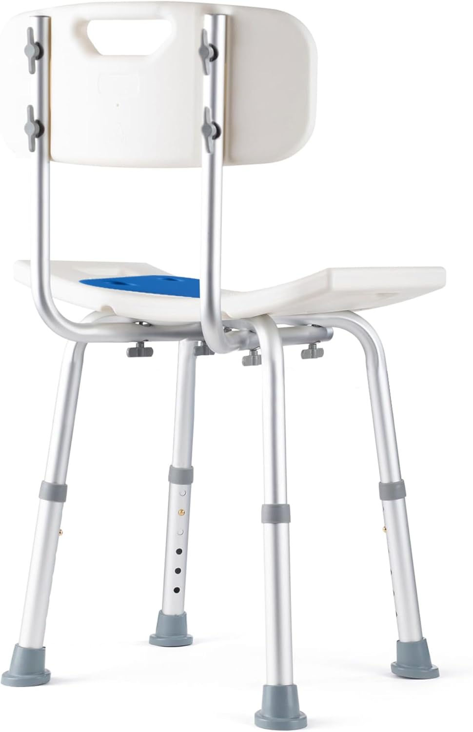 Adjustable Height Shower Chair Seat for Inside Shower, 350 lbs Heavy Duty Bathroom Stool for Bathtub, Safety Bath