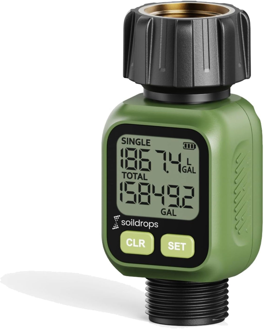 Digital Water Flow Meter for Garden Hose 3/4" GHT Flow Tracker