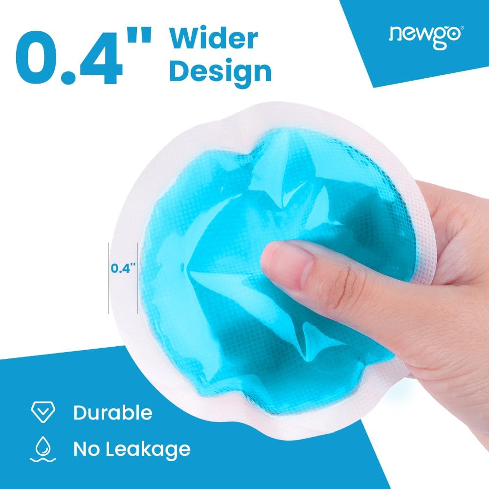 Small Ice Packs for Injuries Reusable with Cloth Backing, 6 Packs