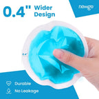 Small Ice Packs for Injuries Reusable with Cloth Backing, 6 Packs