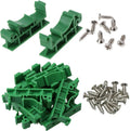 20 Sets C45 PCB DIN Rail 35mm 15mm Circuit Board Mounting Adapter