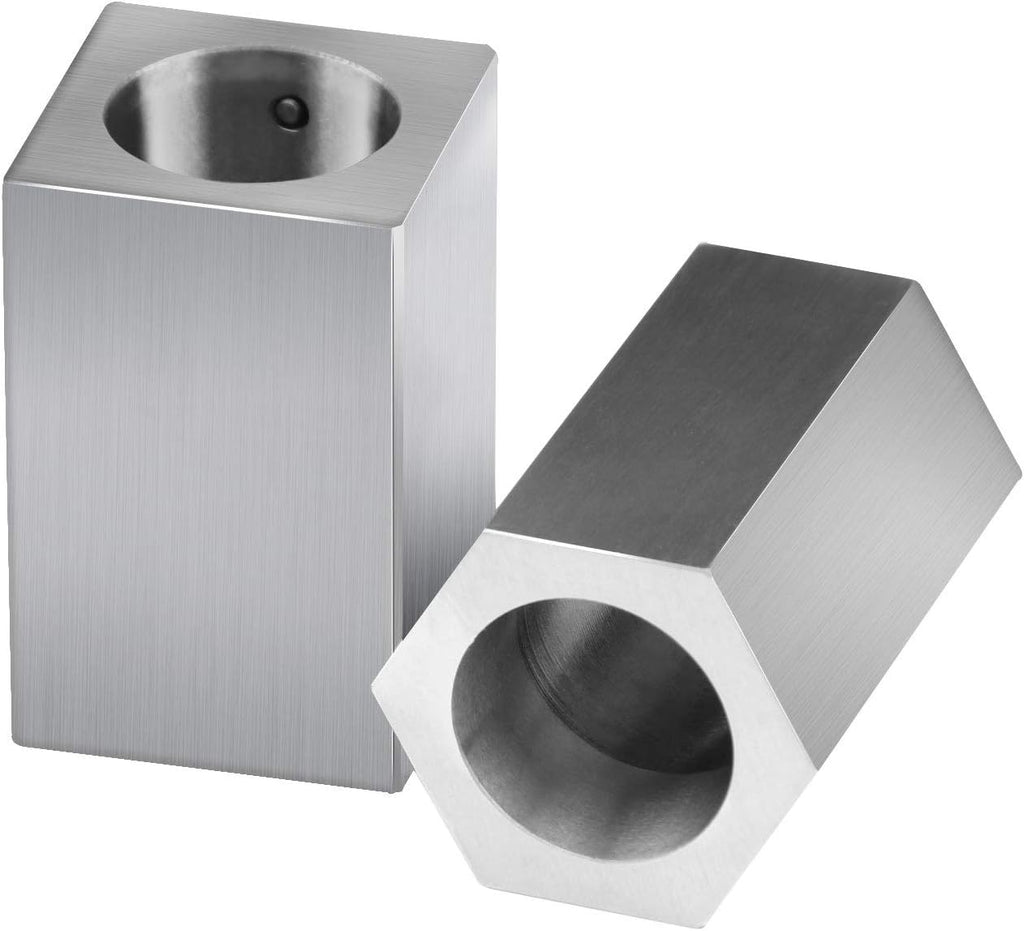 KEILEOHO 5C Collet Block Set, 5C Collet Closer, Compatible with Round/Hex/Square 5C Collets Block for Lathe & Milling