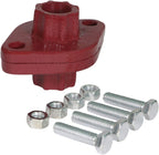 Midline Valve S1426S Red Circulator Flange with Nuts and Bolts for Grundfos Pumps; High Grip Ductile Iron; 1 in. FIP