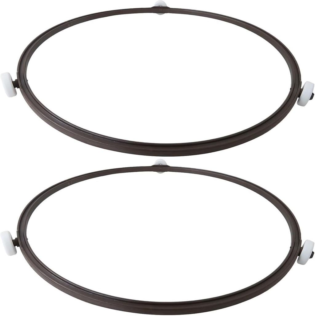2-Pack Microwave Rotating Roller Ring for LG - 9.5 Inch for Models LMV1630BB, LMV1630WW, MV1610WW, MV1608BB