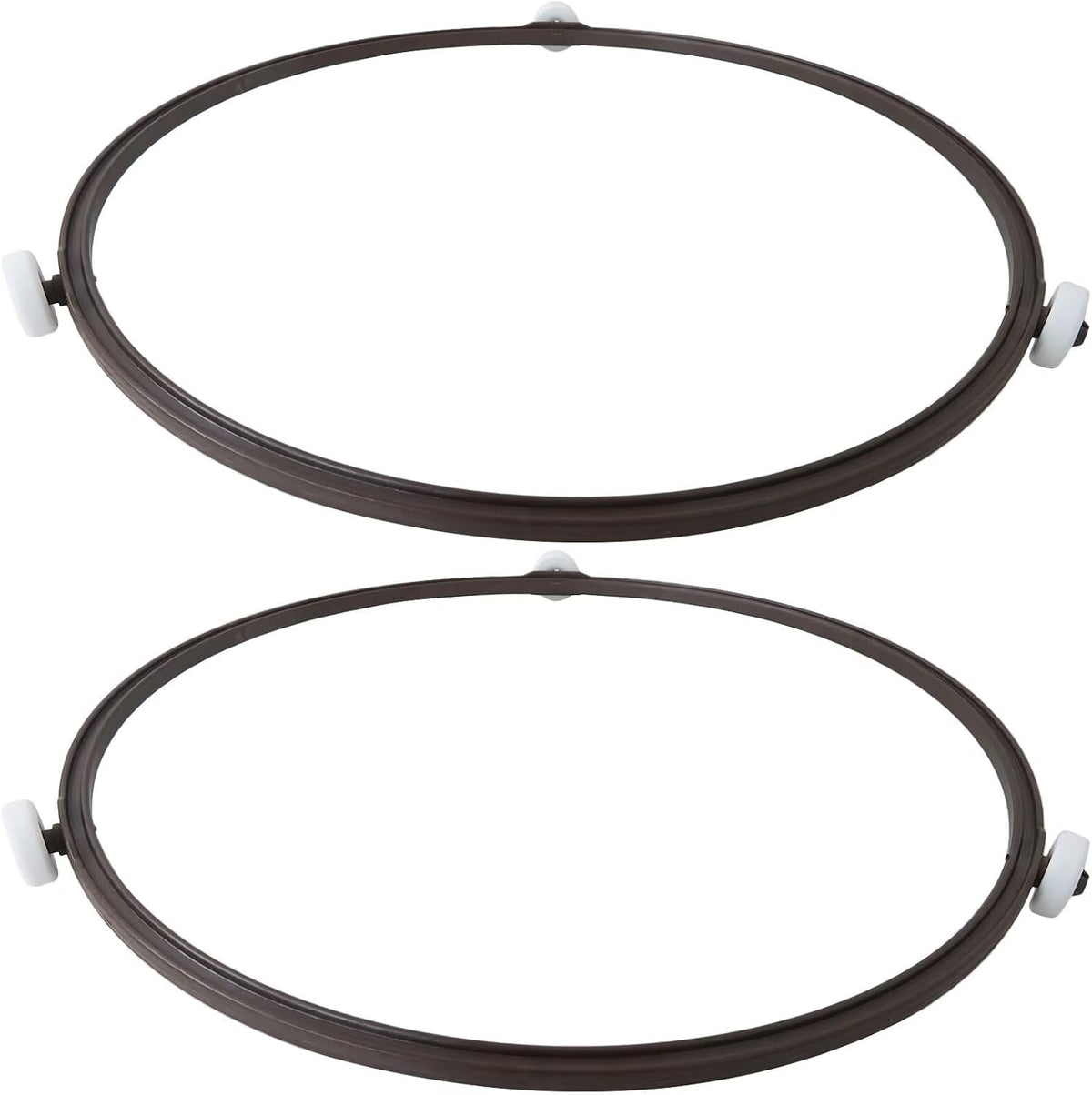 2-Pack Microwave Rotating Roller Ring for LG - 9.5 Inch for Models LMV1630BB, LMV1630WW, MV1610WW, MV1608BB