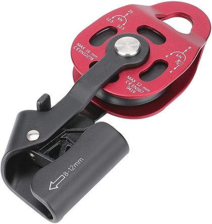 25KN Climbing Pulley Outdoor Rope Pulleys 7075 Aviation Aluminum Heavy Duty Rock Pulleys of Single Swivel