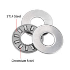 uxcell TC512 Thrust Needle Roller Bearings with Washers 5/16" Bore 3/4" OD 5/64" Width 5pcs