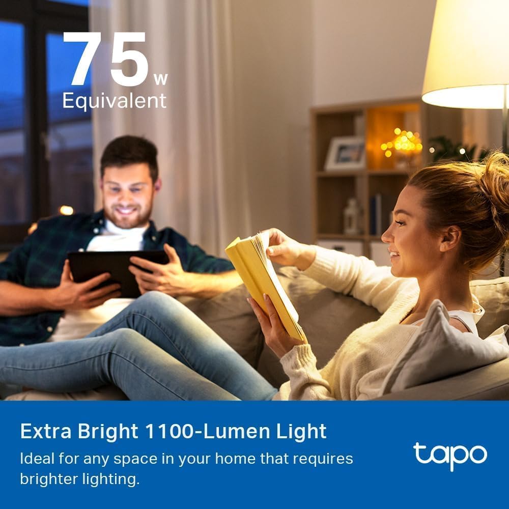 Multicolor Dimmable Smart Light Bulbs, L535E(2-Pack), A19 E26, 1100LM