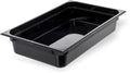 10201B03 StorPlus Full Size Food Pan, Polycarbonate, 4" Deep, Black