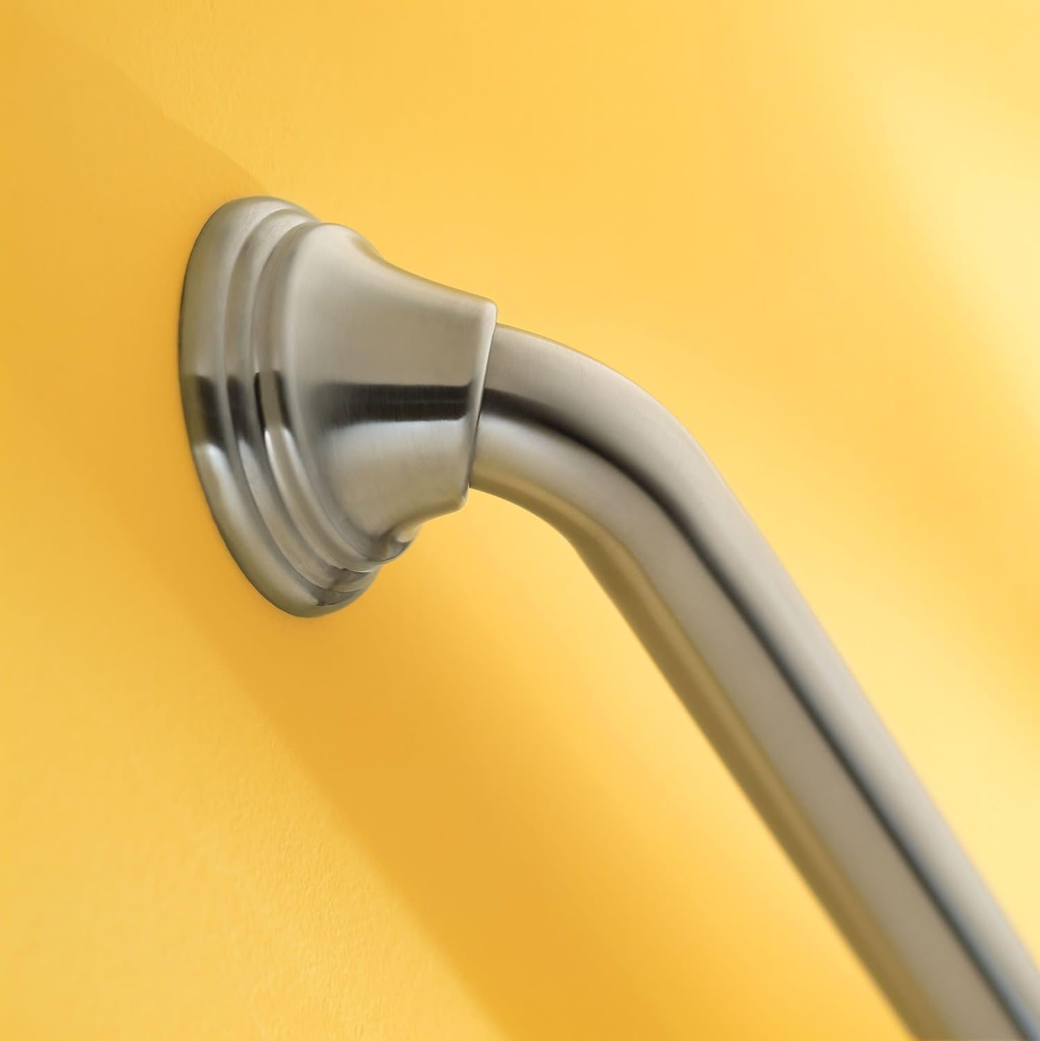 Home Care Bathroom Safety 16 Inch Designer Stainless Steel Handicap Grab Bar for Bathtub and Shower, Concealed