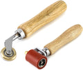 Seam Roller Set, 40mm Silicone Seam Roller + Brass Detail Roller, Removable Bearing Wallpaper Seam Roller Tool for