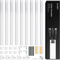 Cable Hider Wall - 153" Wall Cord Hider, Cable Concealer, Wire Covers for Cords - Wall Cable Hider and Cable Raceway