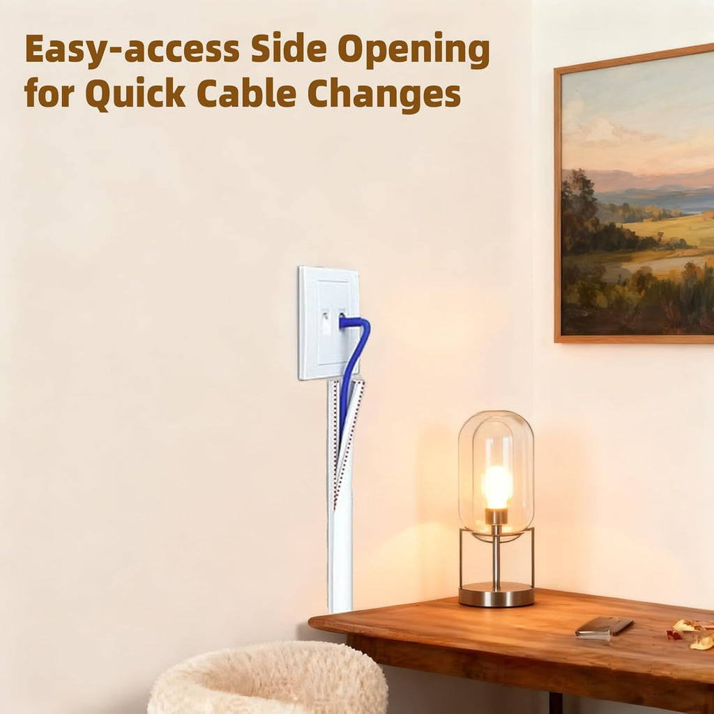 39”Cord Hider for Wall Mounted TV,Adhesive One-Cord Cable Hider for Wall,Cord Covers Raceway Kit for Wires Hider