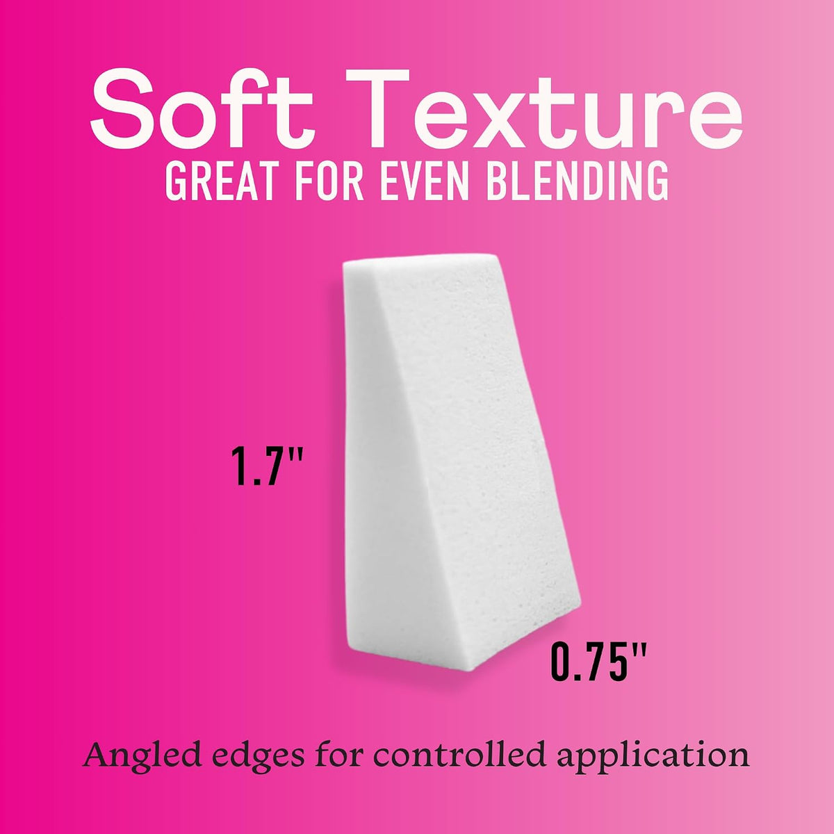 Premium Cosmetic Wedges, Latex-Free, 32 Count (Pack of 6)