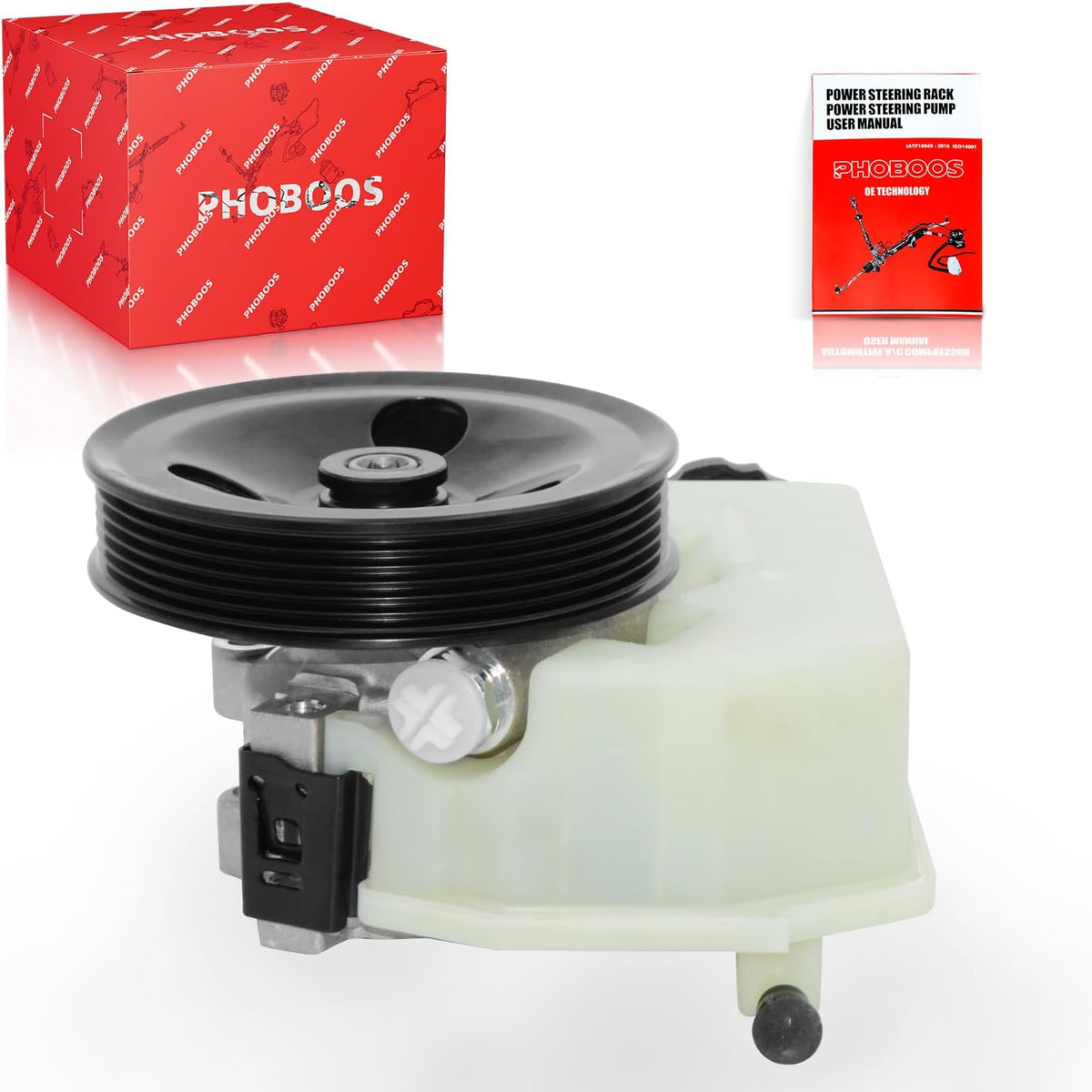 PHOBOOS Power Steering Pump Fit for Jeep Liberty