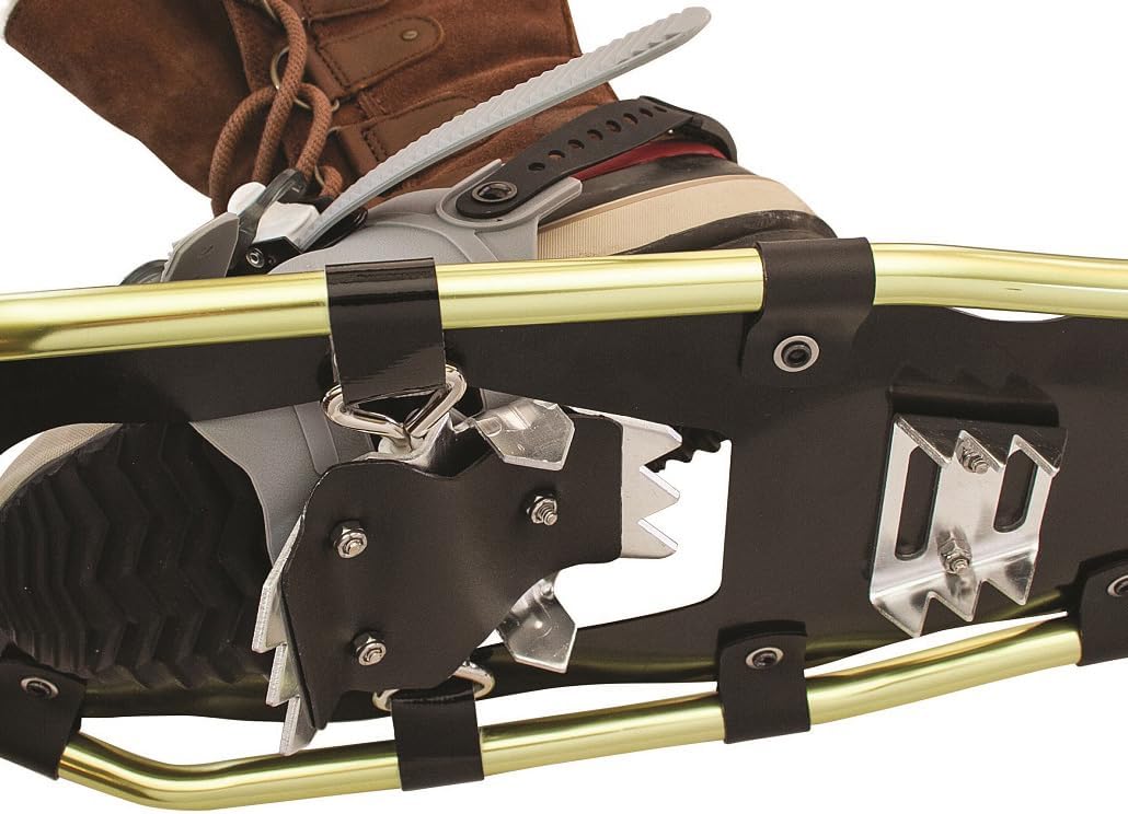 Expedition Lightweight Aluminum Frame Snowshoe Trail Kit with Twist-Lock Trekking Poles, Dual Ratchet Bindings & XPE