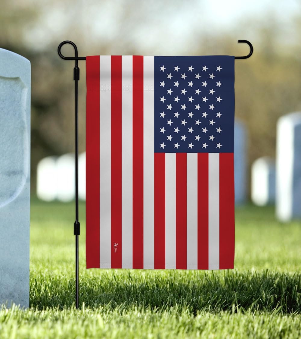 Garden Flag Pole For Outside Lawn Grave Yard Decor Cemetery Decorations Outdoor American Banner Tapestry Home Front
