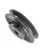 QWORK AK3558 Single Groove Web Sheaves, 3.55" OD 5/8" Bore V-Belt Sheave, A Belt Section, Cast Iron,for V-Belt