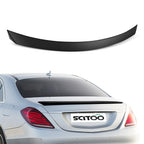 Black ABS Rear Trunk Spoiler Wing 52.95 Inch*3.23 Inch