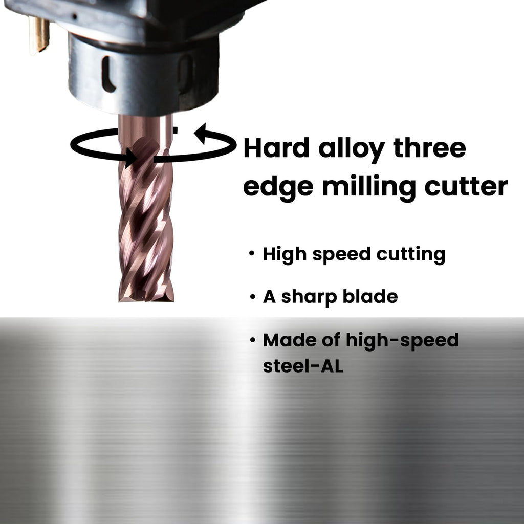 NZ 4 Flute 7/32" Square End Mill with TiSiN Coating