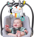 Itzy Ritzy Spiral Car Seat & Stroller Activity Toy - Stroller & Car Seat Toys for Ages 0 Months and Up - Hanging Toys