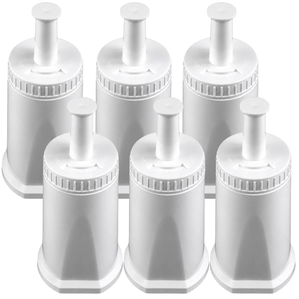 6 Pack Water Filter Cartridges Compatible with Breville Barista ClaroSwiss