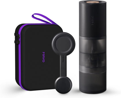 AURORA Portable Electric Coffee Grinder, Rechargeable Burr Coffee Grinder 140 Precise Settings for Espresso to French