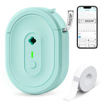 NDYIN N12 Label Maker Machine with 1 Tape Bluetooth Label Printer, Green