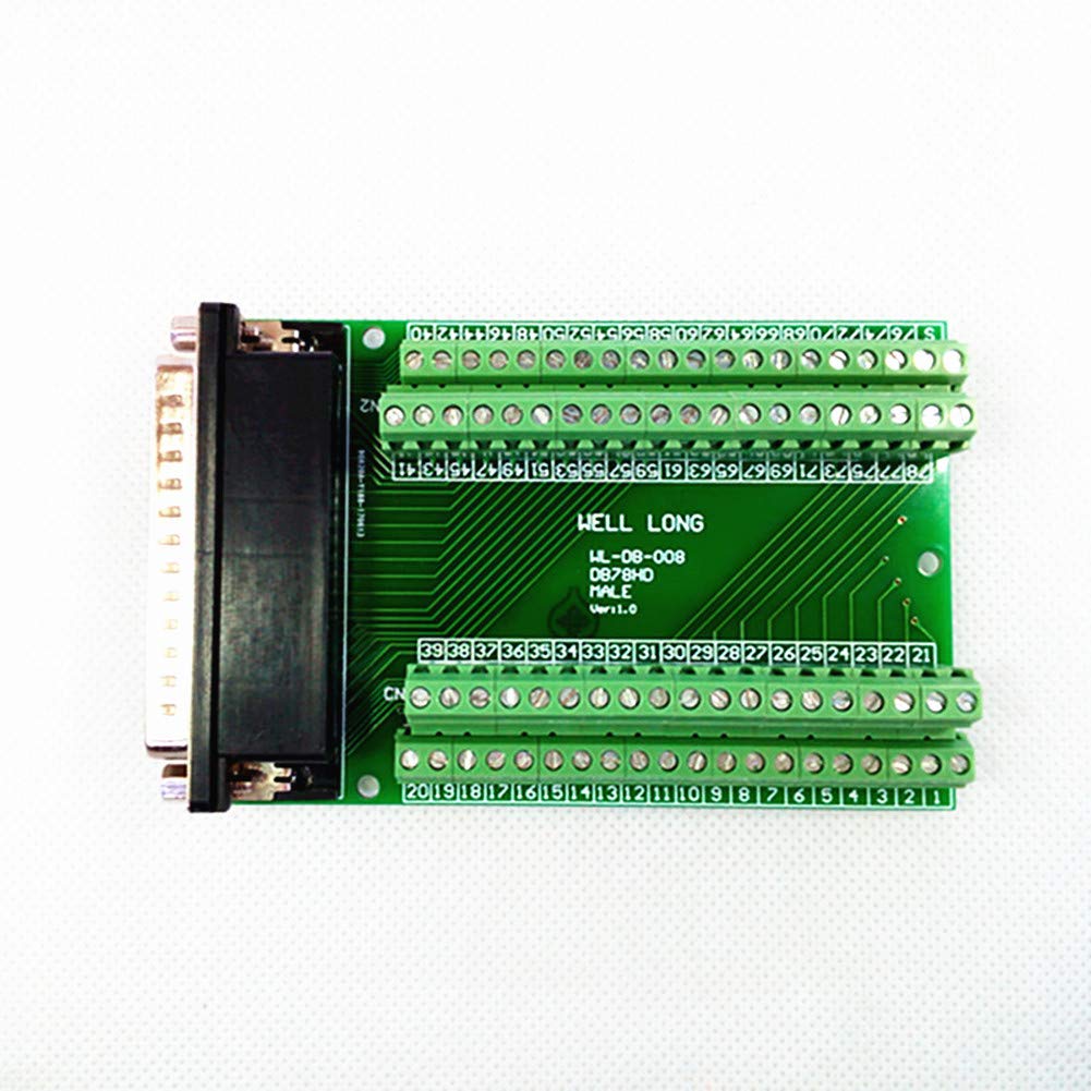 DB78 Male Breakout Board, D'SUB Header Breakout Board, Terminal Block DSUB Module.