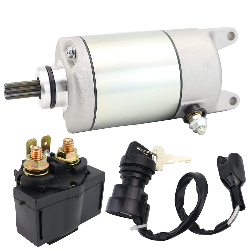 Starter & Relay & Ignition Switch for Kawasaki Brute Force 650 750