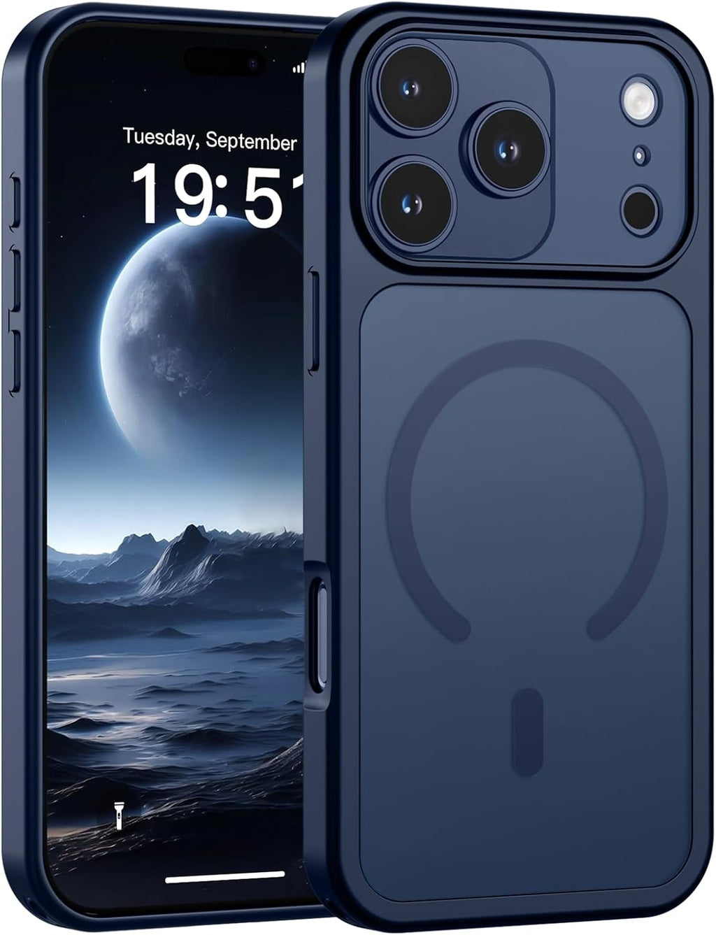 Magnetic for iPhone 17 Pro Max Case (Compatible with MagSafe)(Military Grade Drop Protection)(Camera Protection)