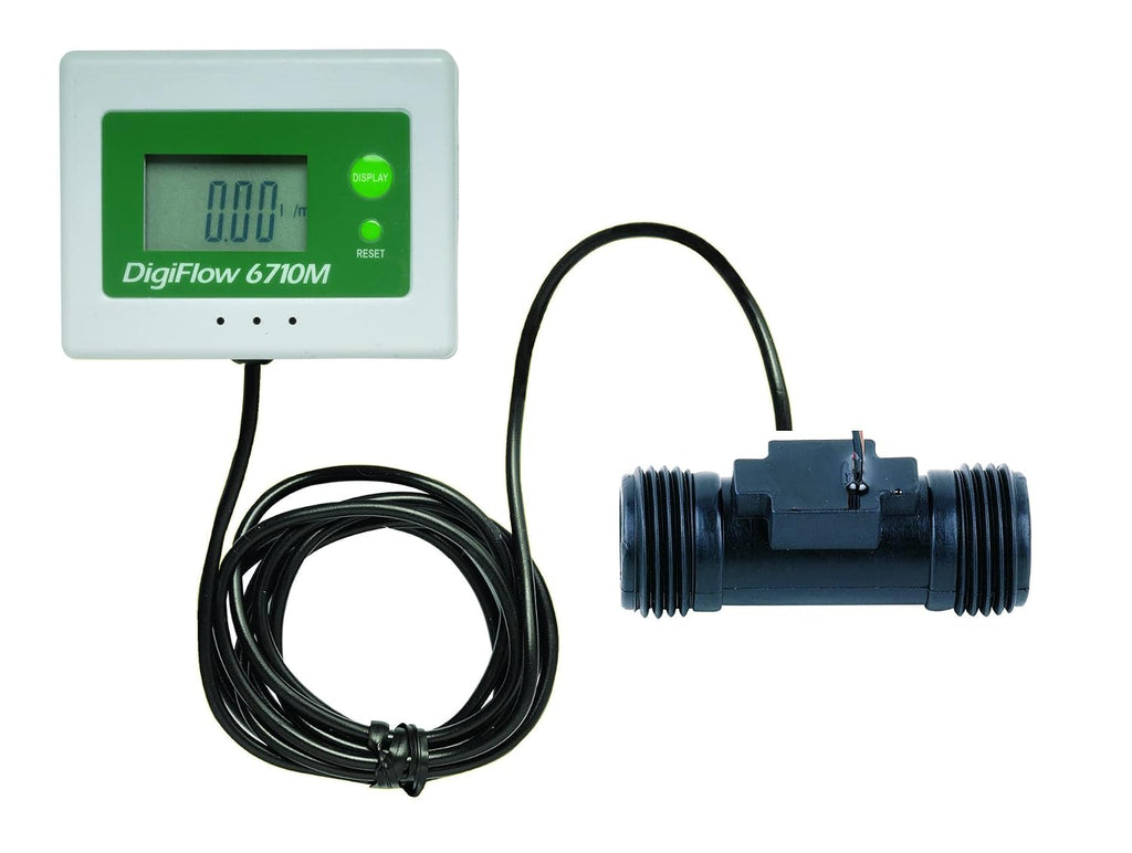Savant Flow Totalizer and Flow Rate Meter 3/4" NPT Water Filter