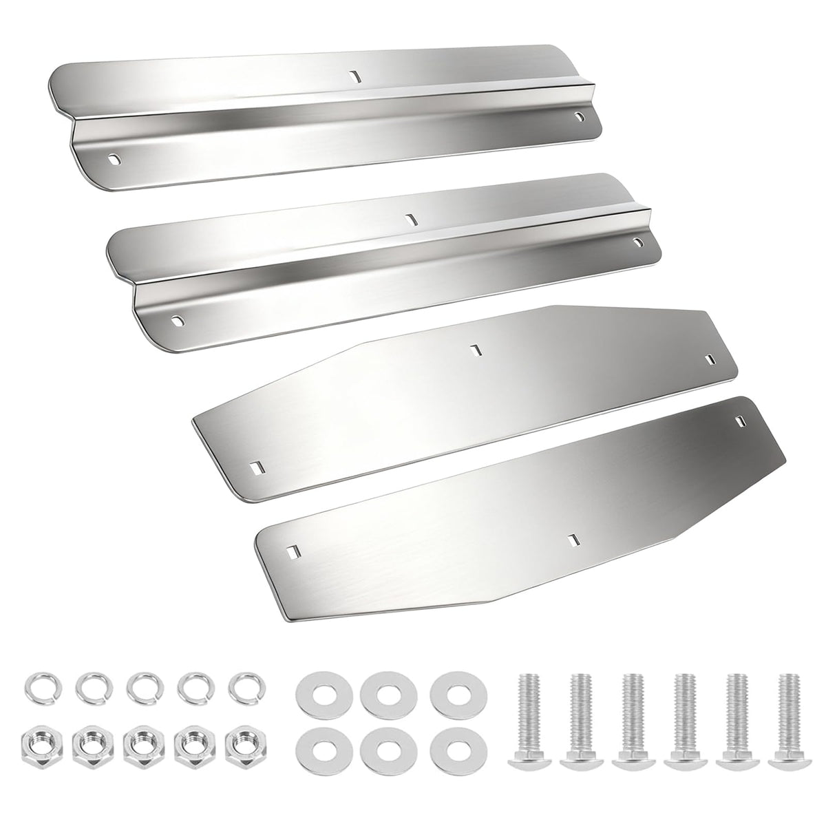 24 Inch Mudflap Weights for Semi Trucks, Universal 4-Piece Set