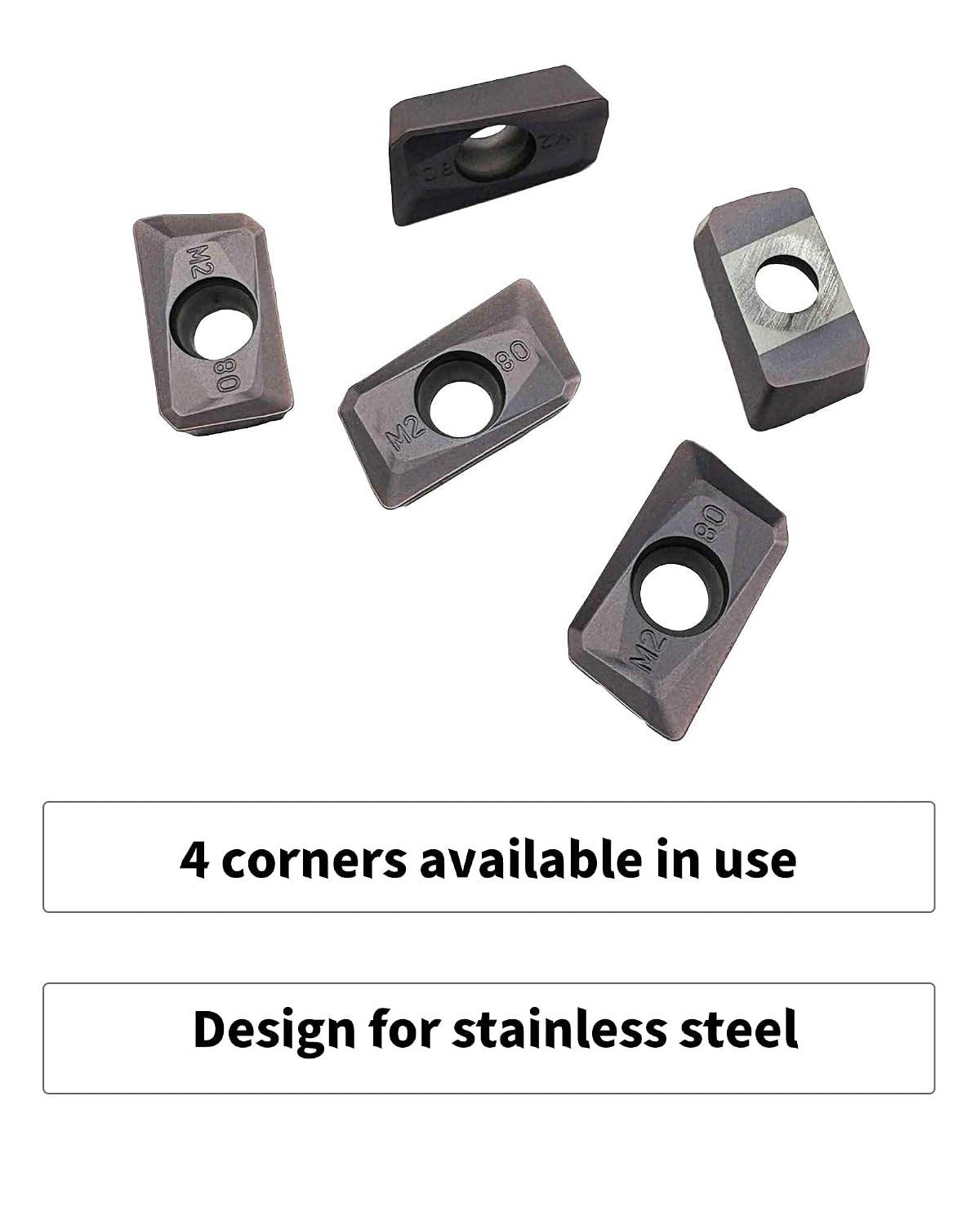 Face Milling Inserts APMT1604PDER-M2 Finish Milling for Stainless Steel