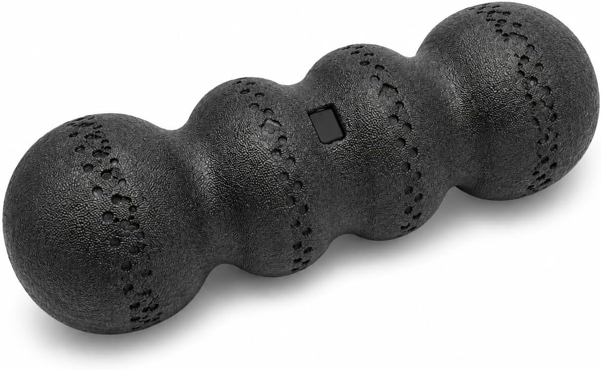 Double Peanut Massage Roller for Deep Tissue Relief, Spinal Alignment Gap, Micro-Perforation Texture, Back, Neck &
