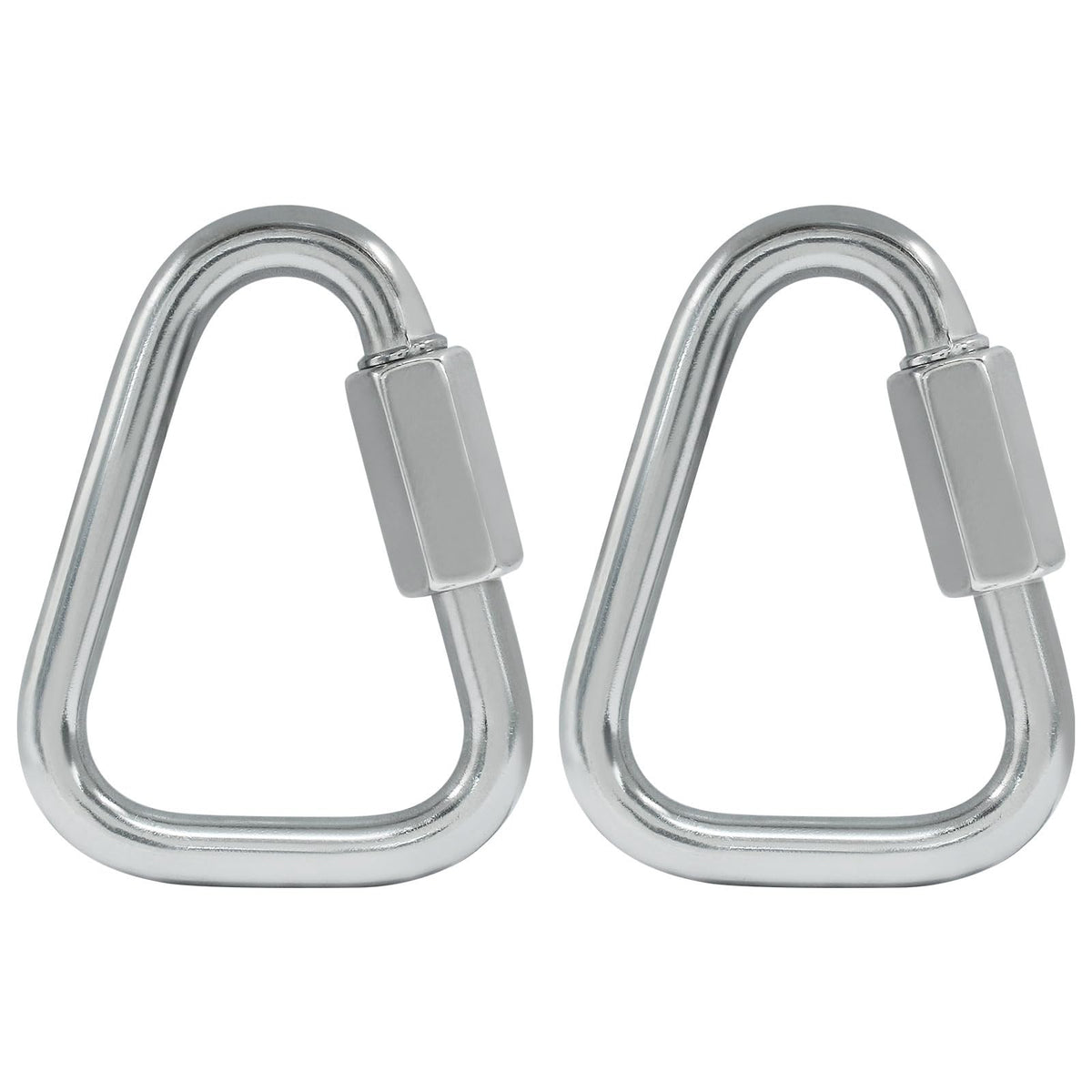 ISDVBUY M8 Triangle Quick Links, 2.9", Stainless Steel, 2 Pack