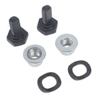 2 Pack 18 Inch Hardened for Lawn Mower for blades and Bolts Set