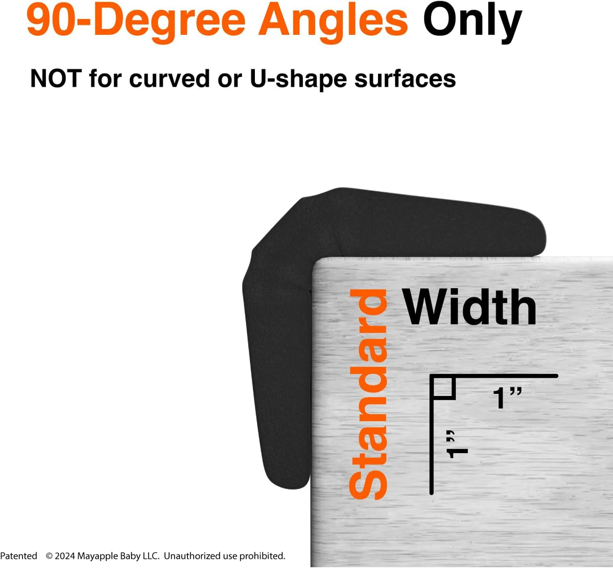 Furniture Edge Corner Protector, I-Shape 15ft Edge 4 Corners