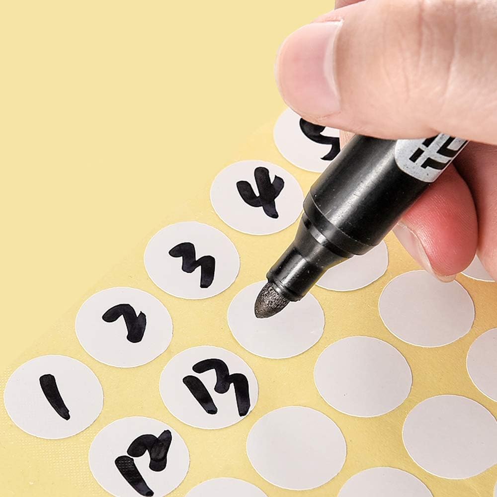 2800-Pack 3/4 Inch Round Color Coding Dots - 20 Vibrant Neon Colors, Removable Sticker Labels (70 per Sheet)