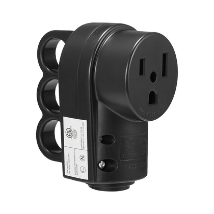 NEMA 6-50R Receptacle, 50 Amp Welder Replacement Female Plug