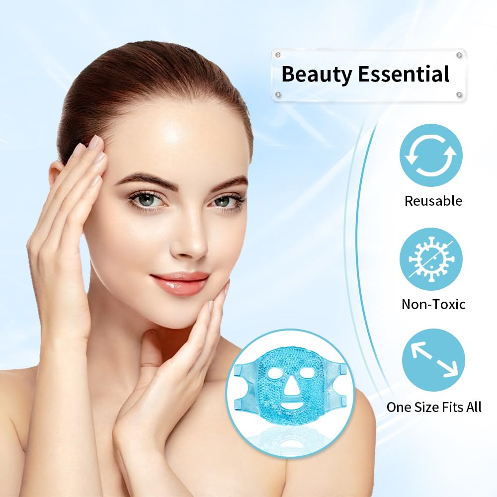 Cold Face Eye Masks Ice Face Mask Hot Cold Compress