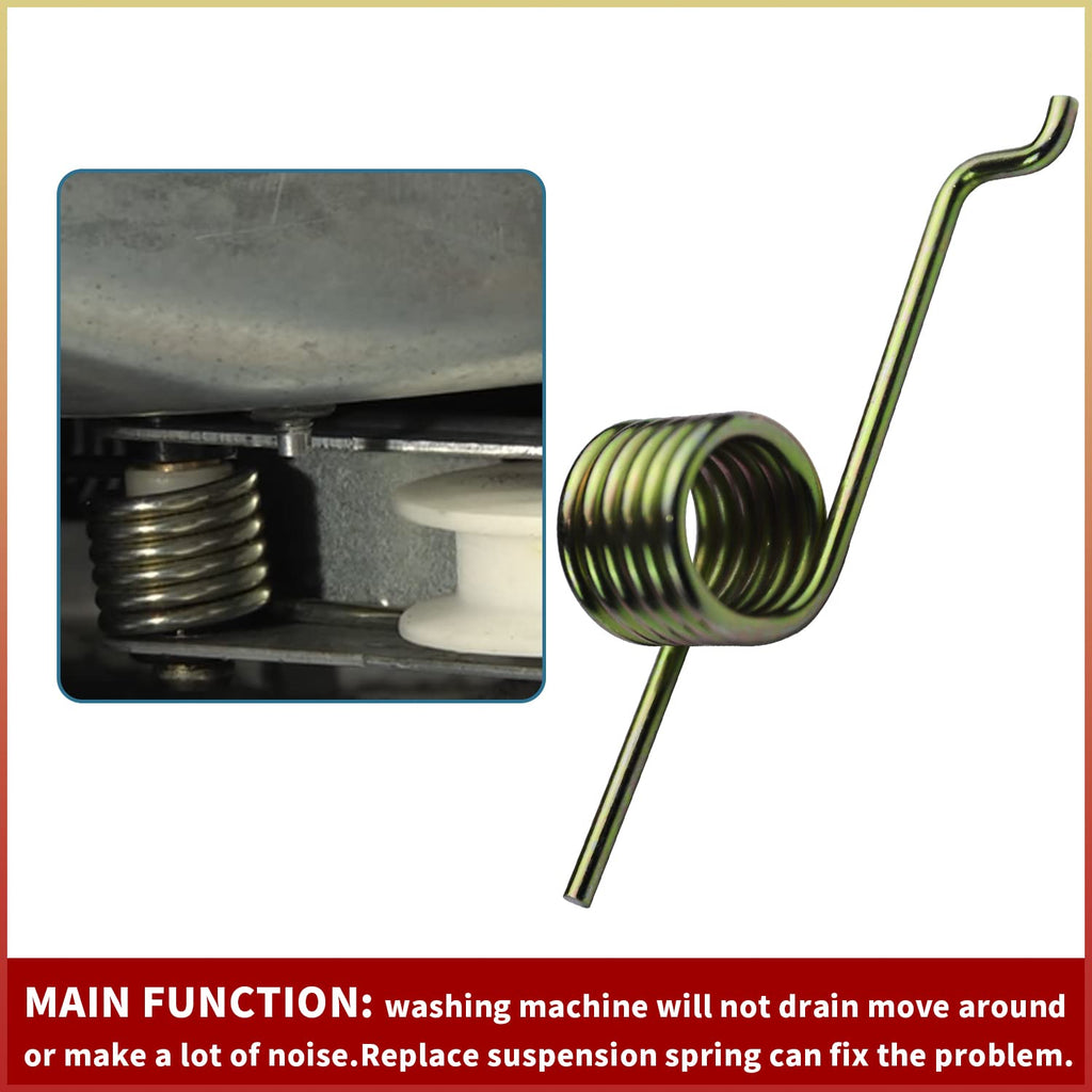 3204425 Washer Idler Pulley Spring Compatible with Frigidaire Electrolux Gibson Washing Machine Replaces for AP2131606 399 AH446551 EA446551 PS446551
