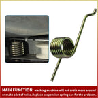 3204425 Washer Idler Pulley Spring Compatible with Frigidaire Electrolux Gibson Washing Machine Replaces for AP2131606 399 AH446551 EA446551 PS446551