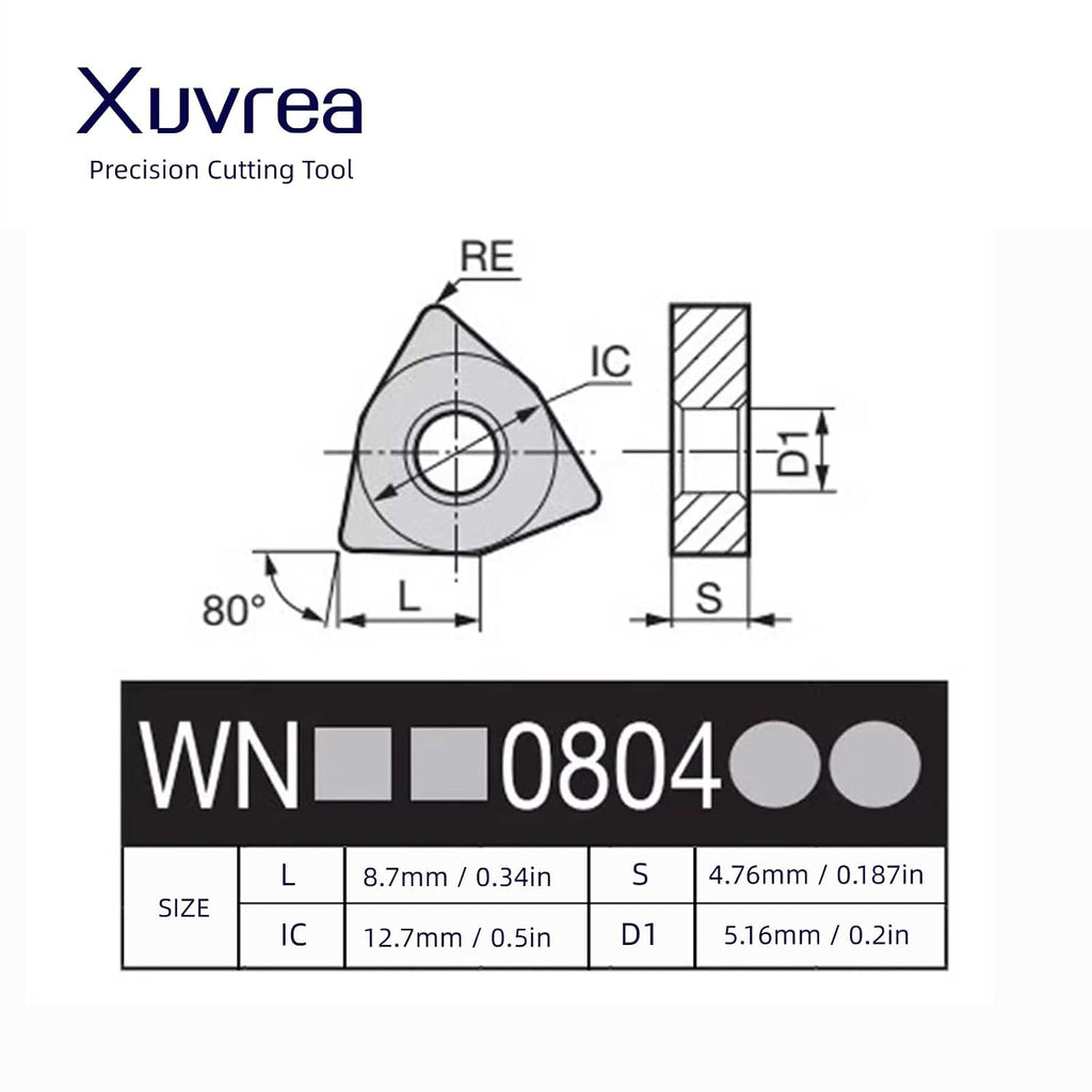 WNMG432 WNMG080408 External Carbide Turning Inserts Semi Finishing