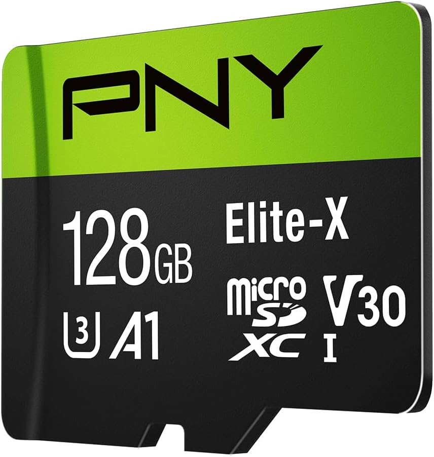 128GB Elite-X Class 10 U3 V30 A1 microSDXC Flash Memory Card