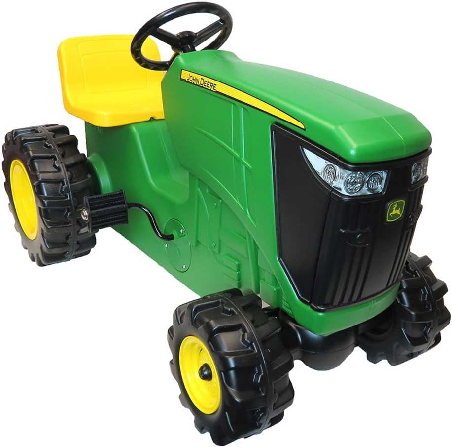 John Deere Ride On Toys Pedal Tractor for Kids Aged 18 Months to 3 Years, Green/Yellow, One Size